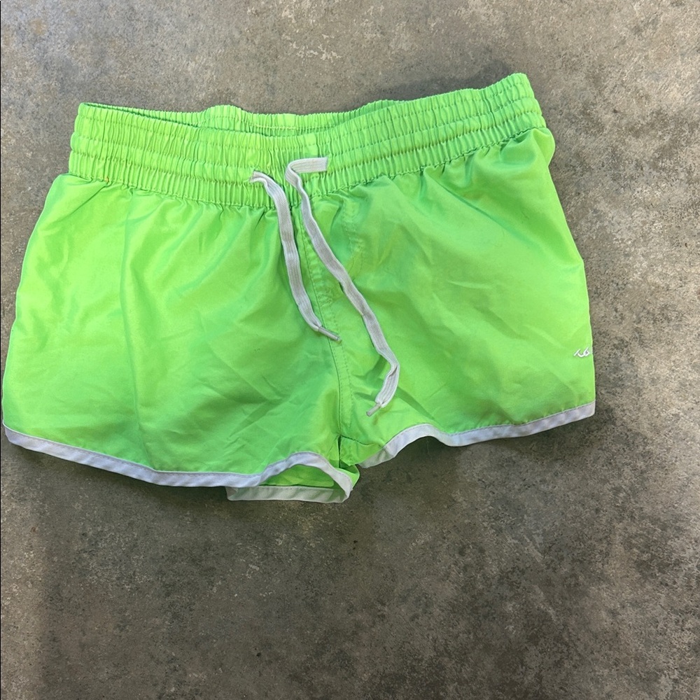 Women's Neon Green Shorts